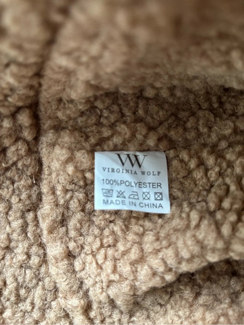 Tan Sherpa Reversible Bucket Hat